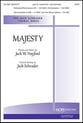 Majesty SATB choral sheet music cover